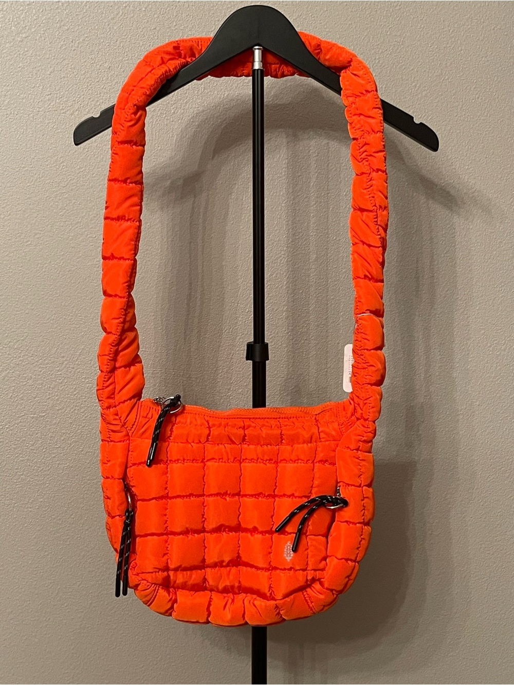 Free People Quilted Crossbody Bag - Orange